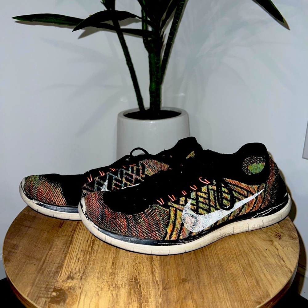 Nike Free 4.0 Flyknit "Mult-Color" Men's Running Shoes